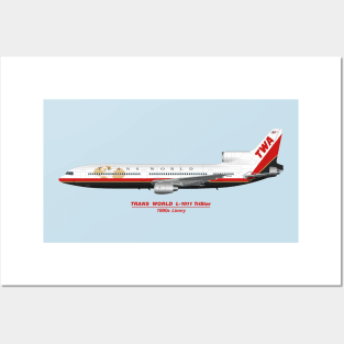 1990s TWA Tristar Posters and Art